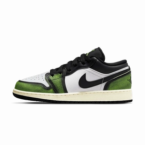 Air Jordan 1 Low SE GS Electric Green Air Jordan 1 timeless sneakers for Jordan fans