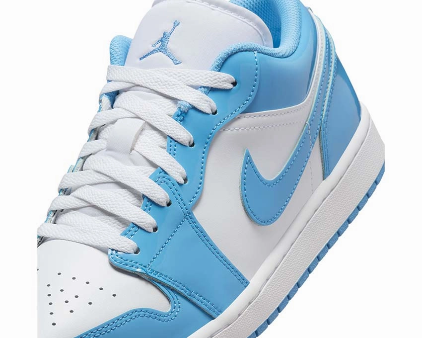 Air Jordan 1 Low SE "Legend Blue" Vintage leather court sneakers