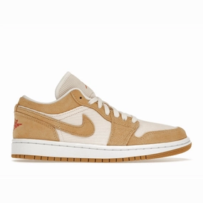 Air Jordan 1 Low SE Twine Orange Quartz Corduroy Air Jordan 1 Low shoes with sleek lifestyle appeal
