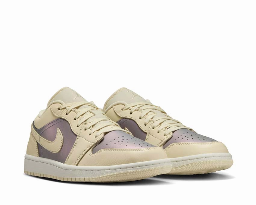 Air Jordan 1 Low SE W "Muslin" Vintage leather court sneakers