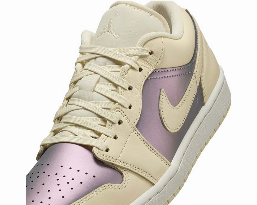 Air Jordan 1 Low SE W "Muslin" Vintage leather court sneakers