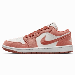 Air Jordan 1 Low SE Wmns 'Canvas Peach' Air Jordan 1 sneakers with heritage court style