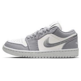 Air Jordan 1 Low SE Wmns 'Light Steel Grey' Air Jordan 1 sneakers with heritage court style