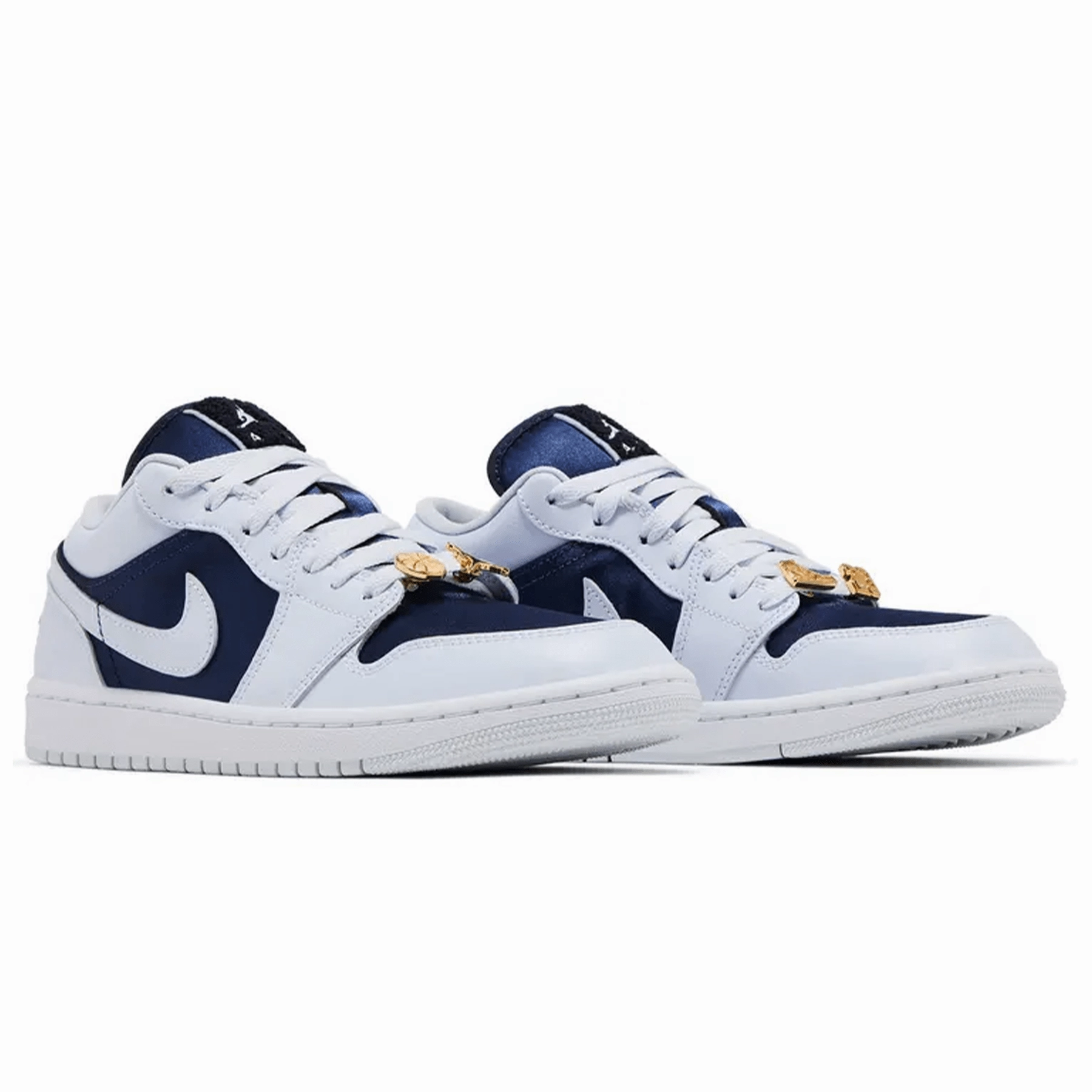 Air Jordan 1 Low SE Wmns 'Midnight Navy Gold Charms' Air Jordan 1 classic sneakers