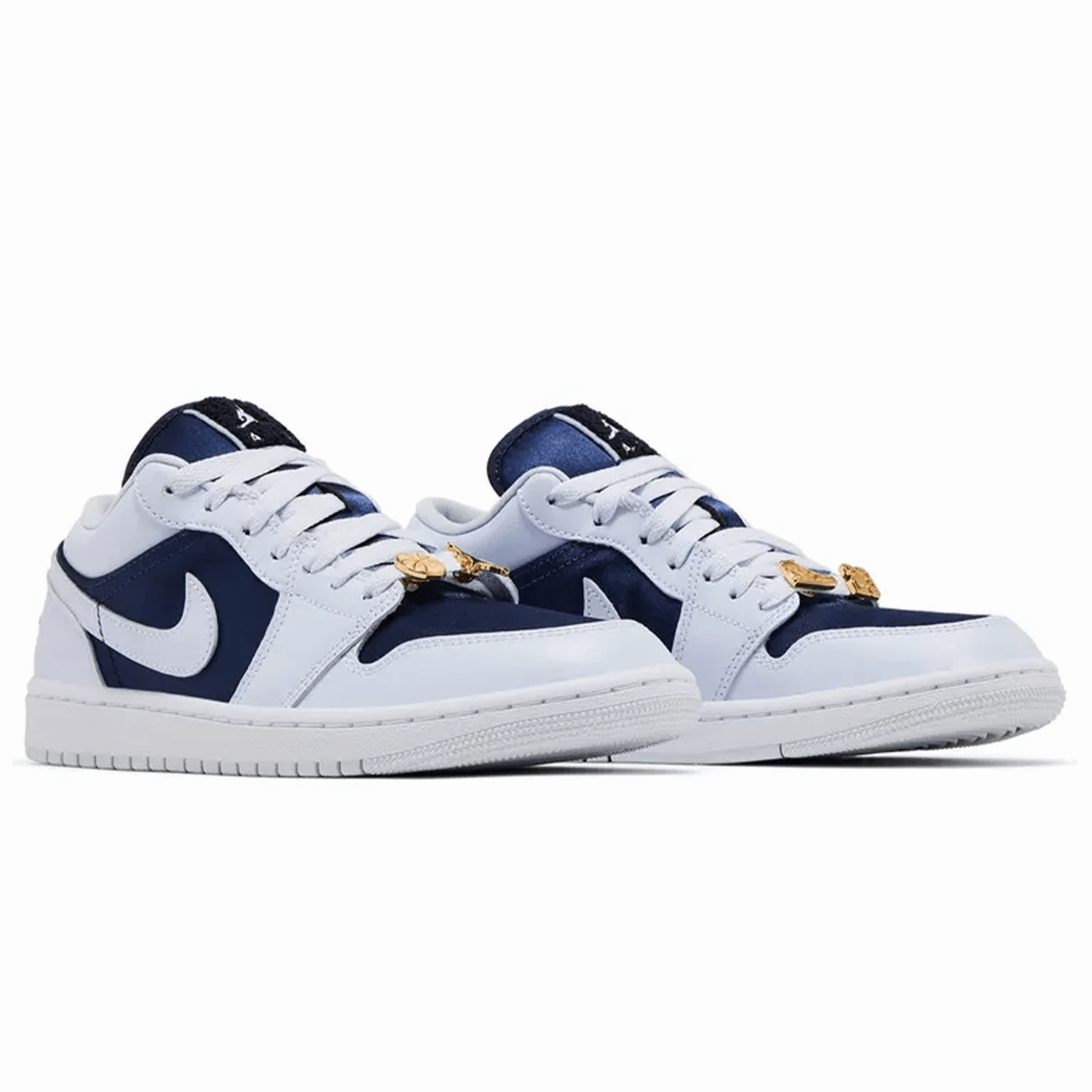 Air Jordan 1 Low SE Wmns 'Midnight Navy Gold Charms' Air Jordan 1 Low lifestyle shoes