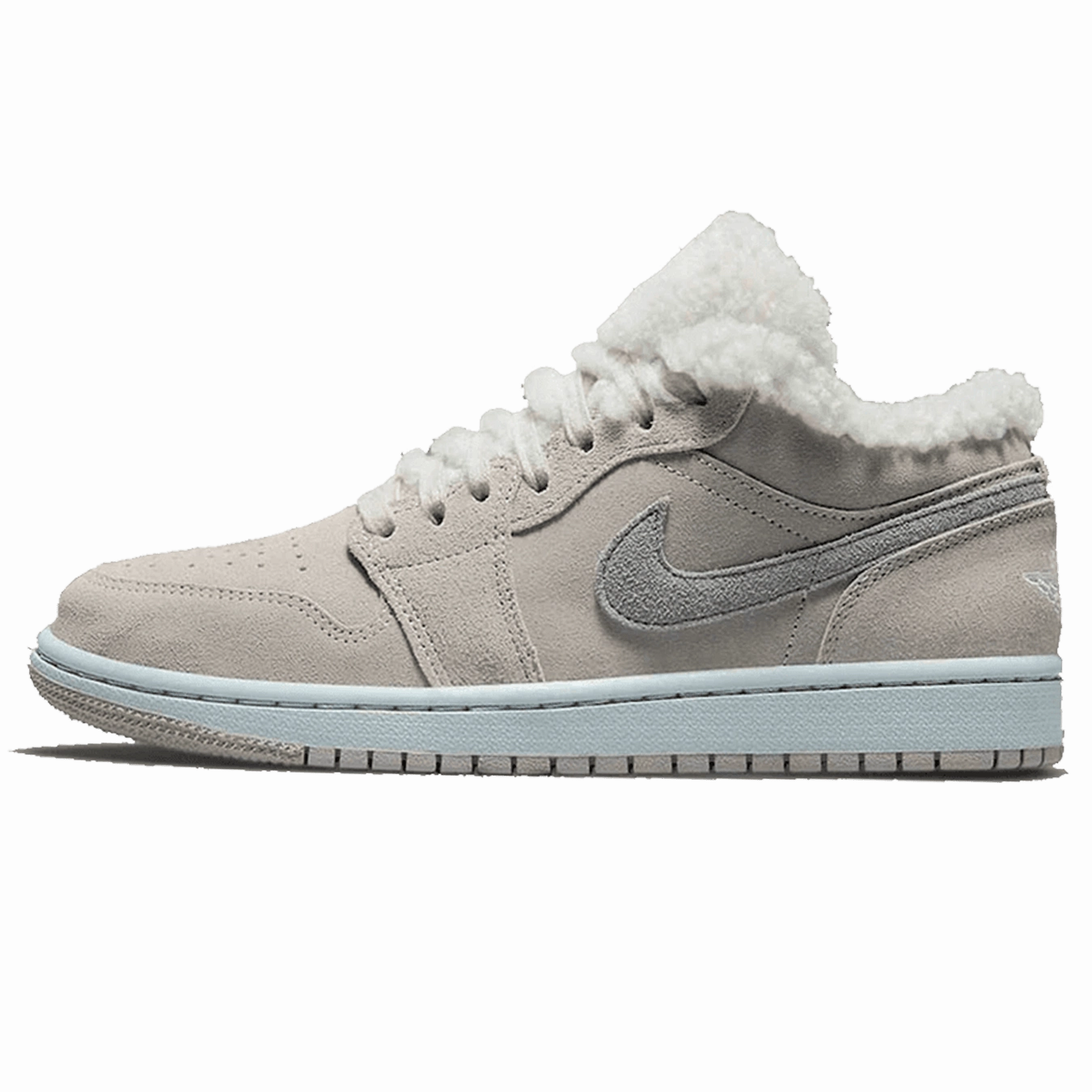 Air Jordan 1 Low SE Wmns 'Sherpa Fleece' Air Jordan 1 sneakers with heritage court style