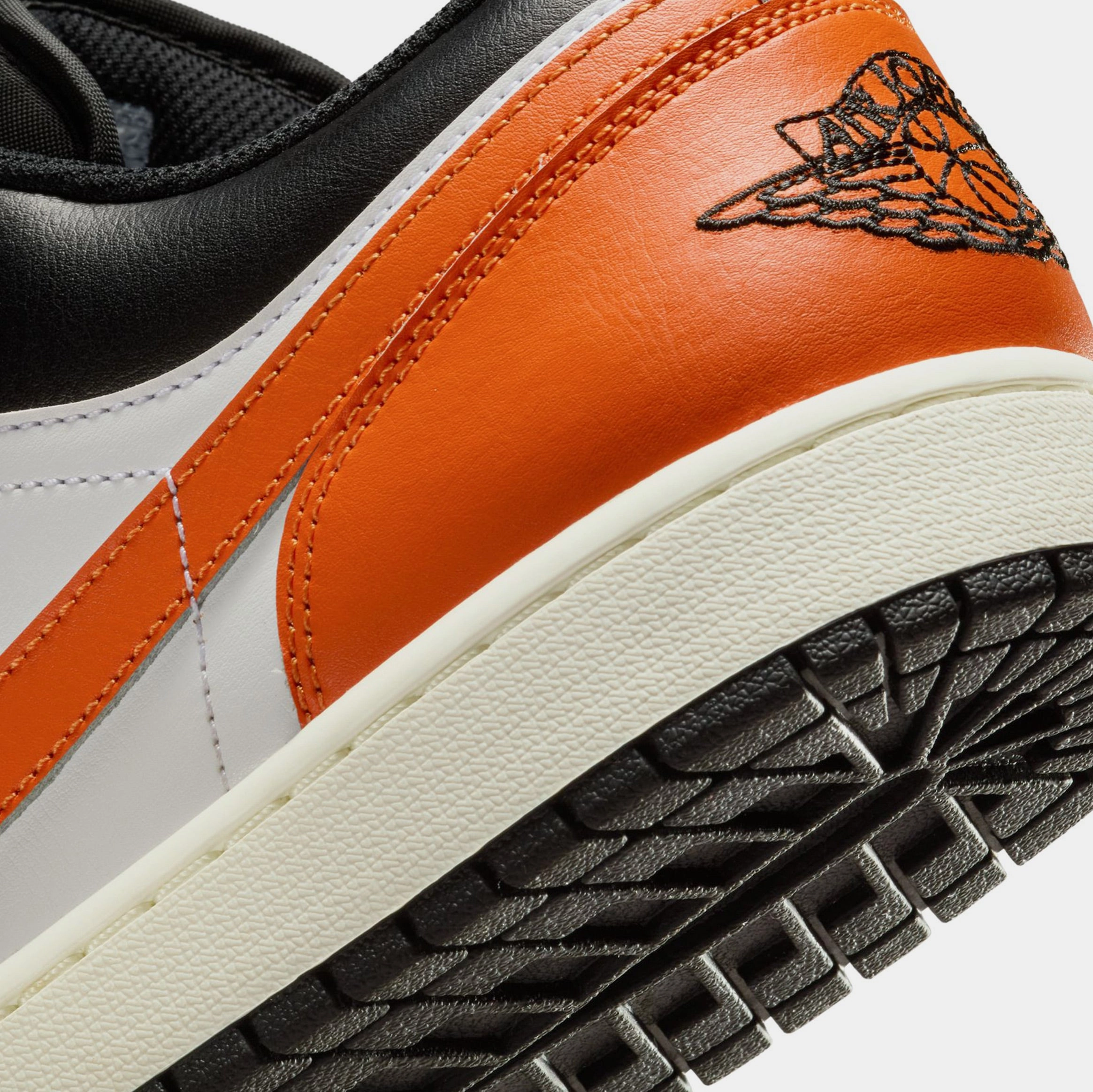 Air Jordan 1 Low Shattered Backboard Mens Lifestyle Shoes (Black/Starfish/White/Sail) Air Jordan 1 original design shoes