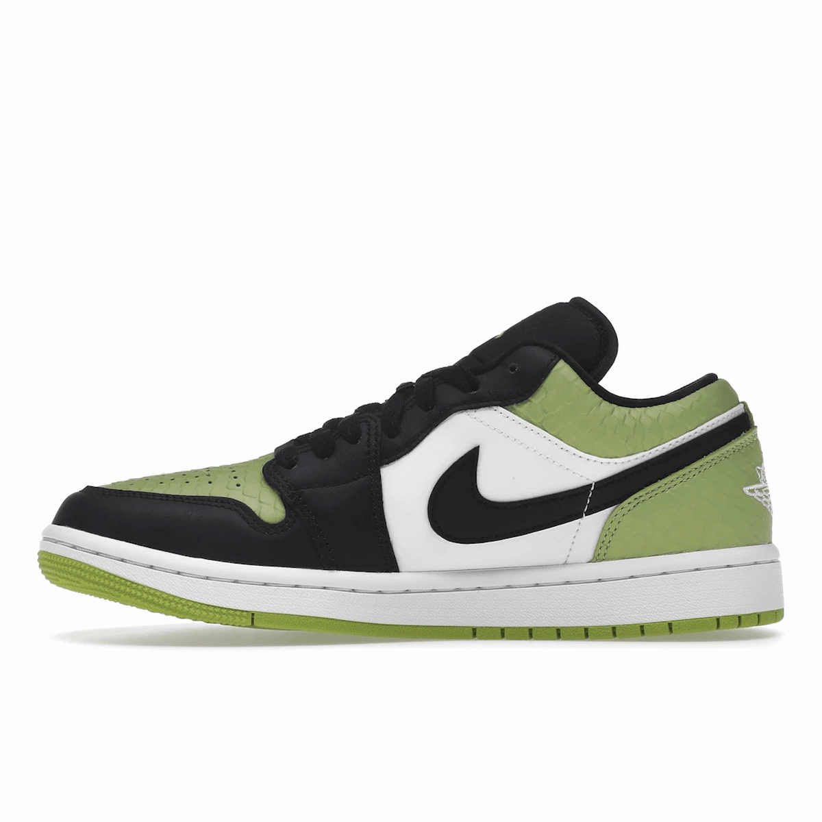 Air Jordan 1 Low Snakeskin Vivid Green Air Jordan 1 Low casual sneakers