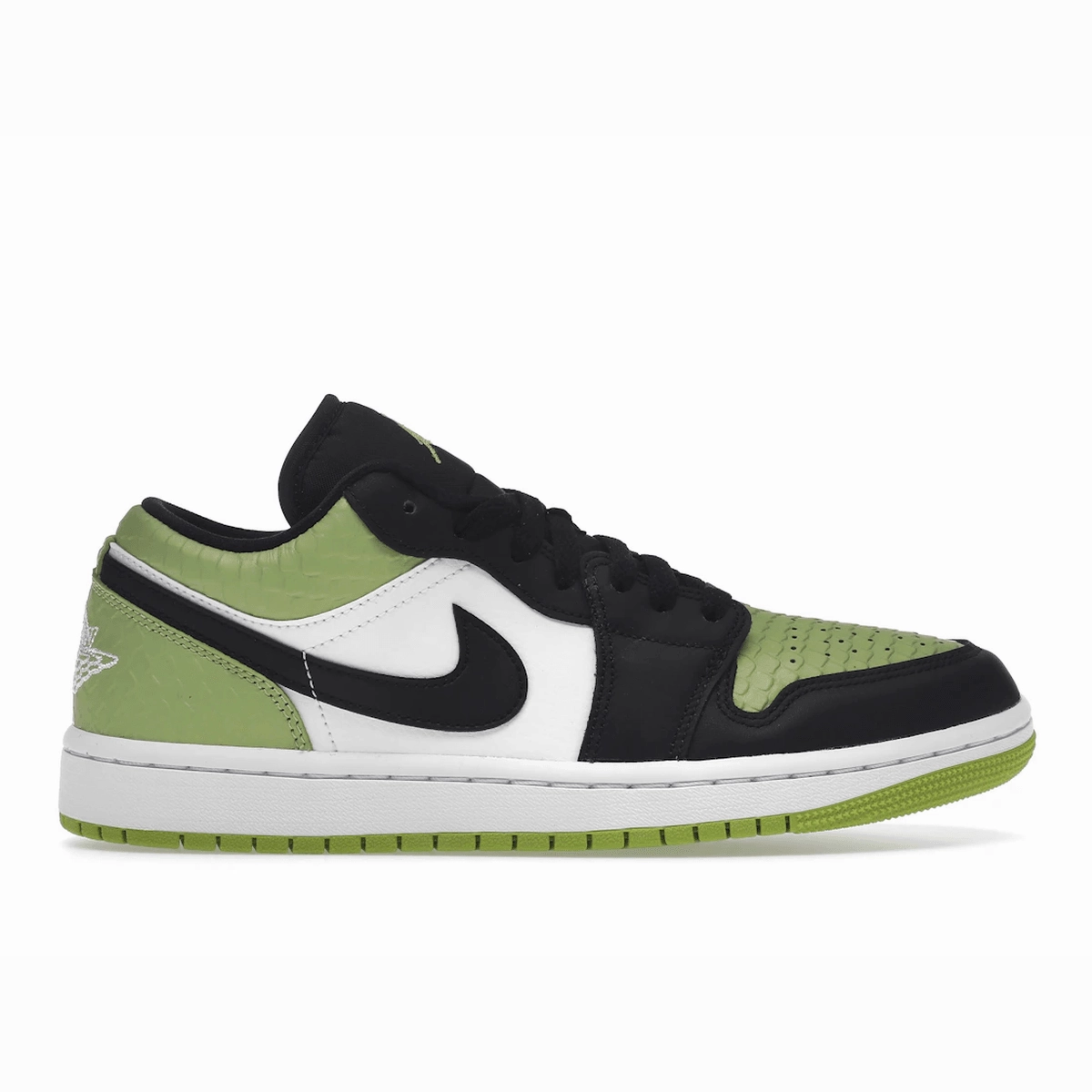 Air Jordan 1 Low Snakeskin Vivid Green Air Jordan 1 Low shoes with sleek lifestyle appeal