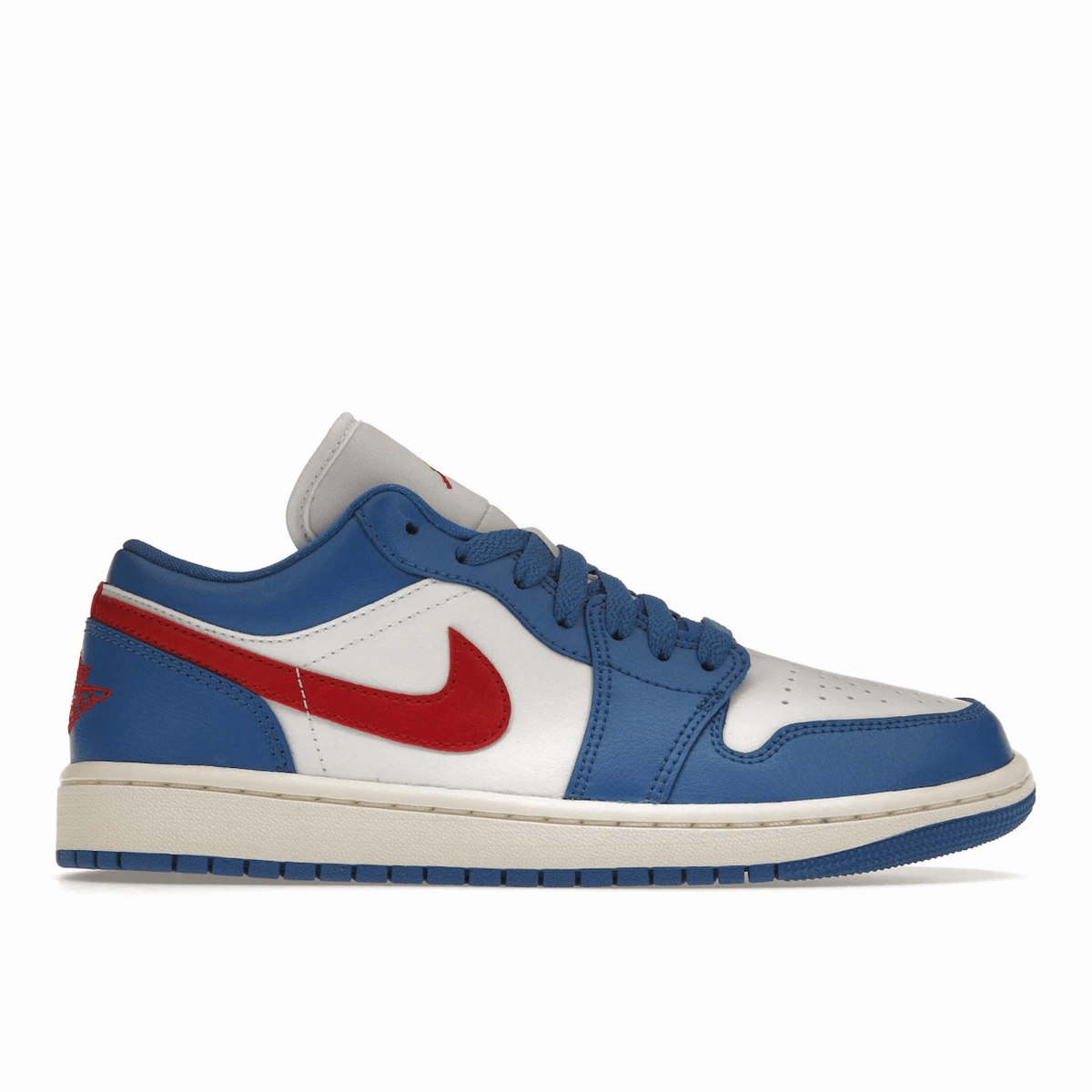 Air Jordan 1 Low Sport Blue Gym Red Air Jordan 1 Low shoes with sleek lifestyle appeal