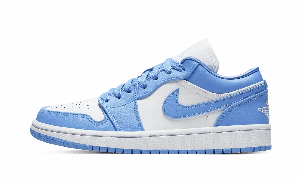 Air Jordan 1 Low UNC White Air Jordan 1 Low shoes with sleek lifestyle appeal