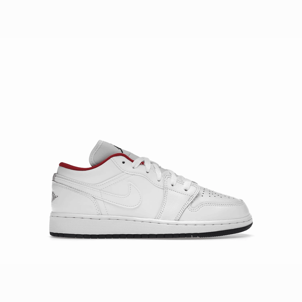 Air Jordan 1 Low White Gym Red Black Air Jordan 1 Low shoes with sleek lifestyle appeal