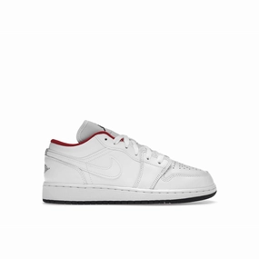 Air Jordan 1 Low White Gym Red Black Air Jordan 1 Low shoes with sleek lifestyle appeal