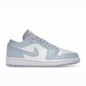 Air Jordan 1 Low White Ice Blue Air Jordan 1 Low shoes with sleek lifestyle appeal