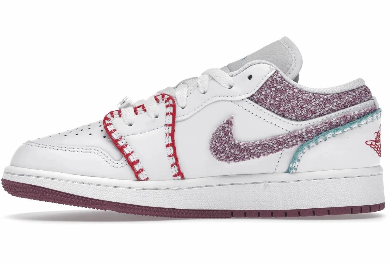 Air Jordan 1 Low White Light Bordeaux Air Jordan 1 Low casual sneakers