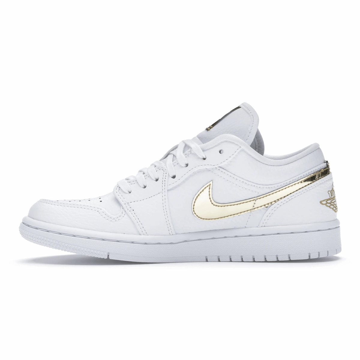 Air Jordan 1 Low White Metallic Gold Air Jordan 1 Low casual sneakers