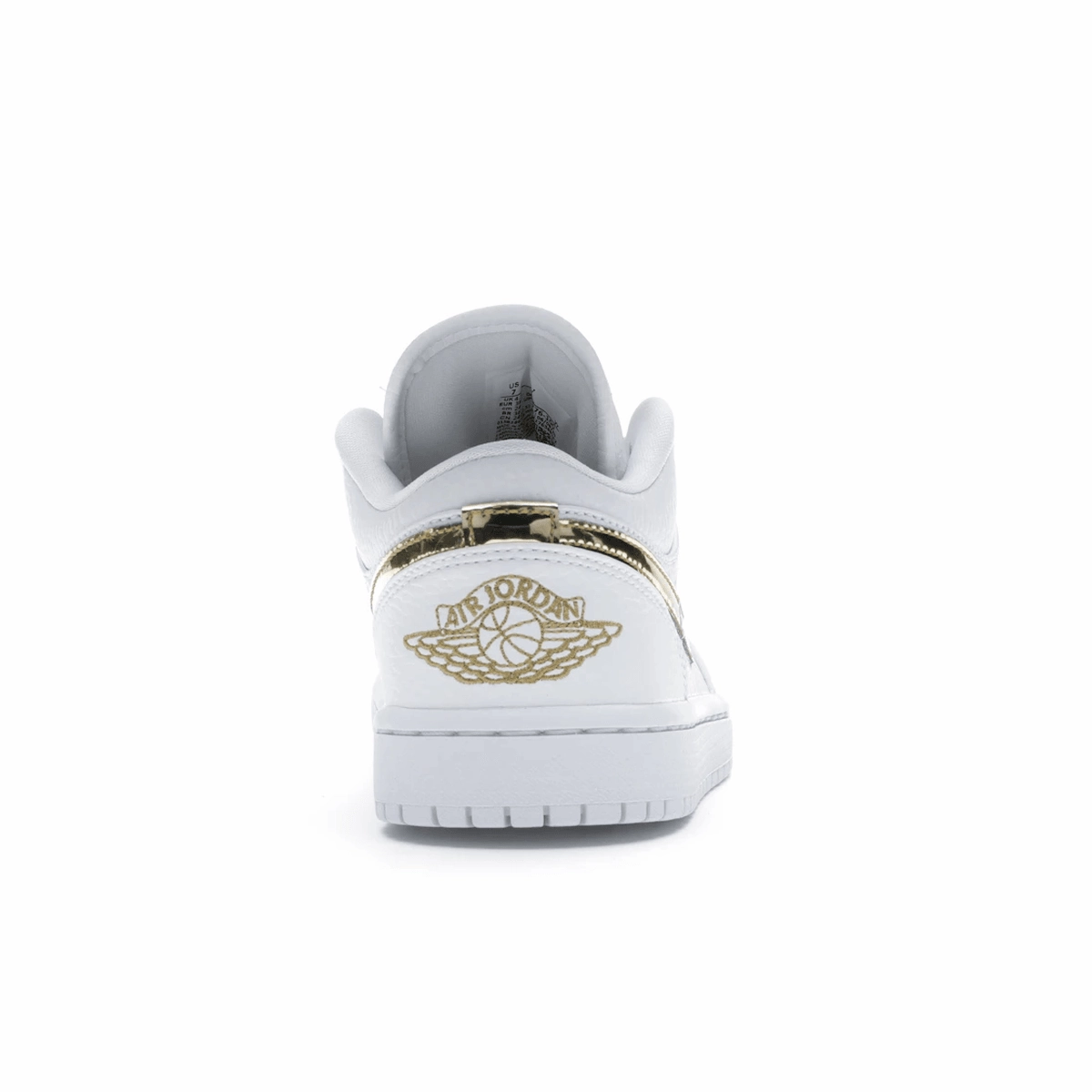 Air Jordan 1 Low White Metallic Gold Air Jordan 1 Low casual sneakers