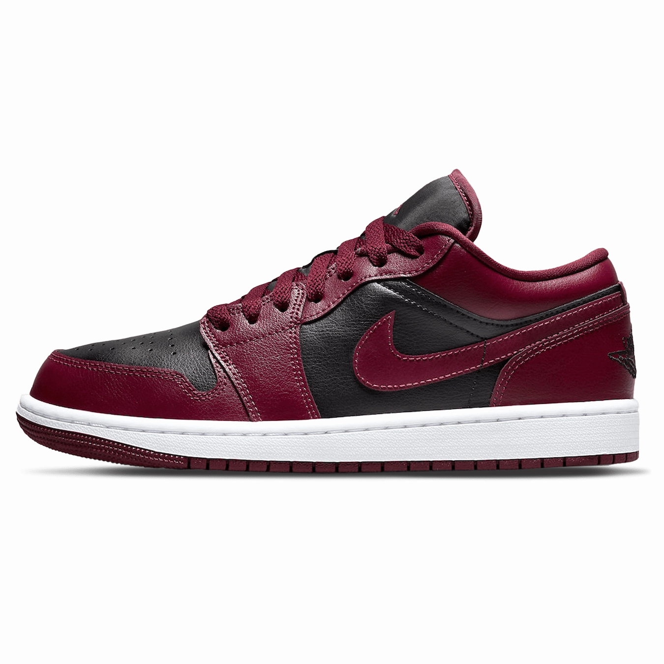 Air Jordan 1 Low Wmns 'Dark Beetroot' Air Jordan 1 sneakers with heritage court style