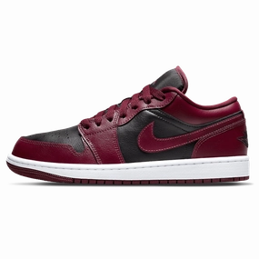 Air Jordan 1 Low Wmns 'Dark Beetroot' Air Jordan 1 sneakers with heritage court style