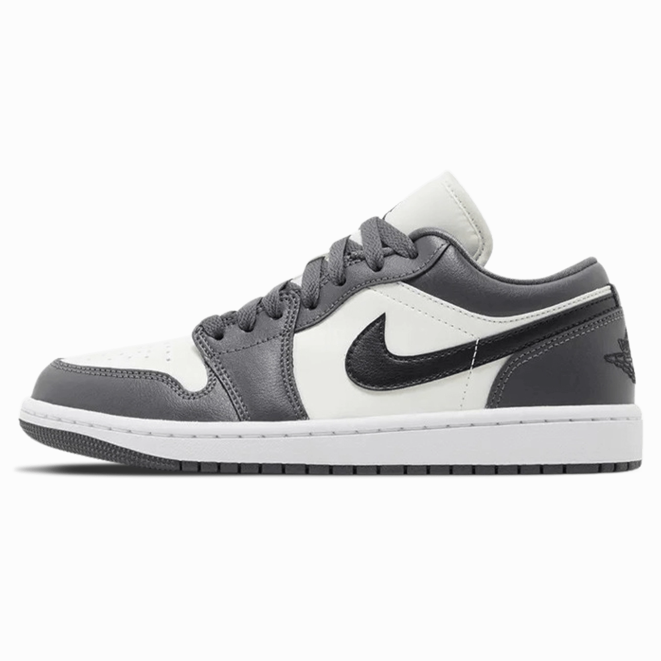Air Jordan 1 Low Wmns 'Dark Grey' Air Jordan 1 sneakers with heritage court style