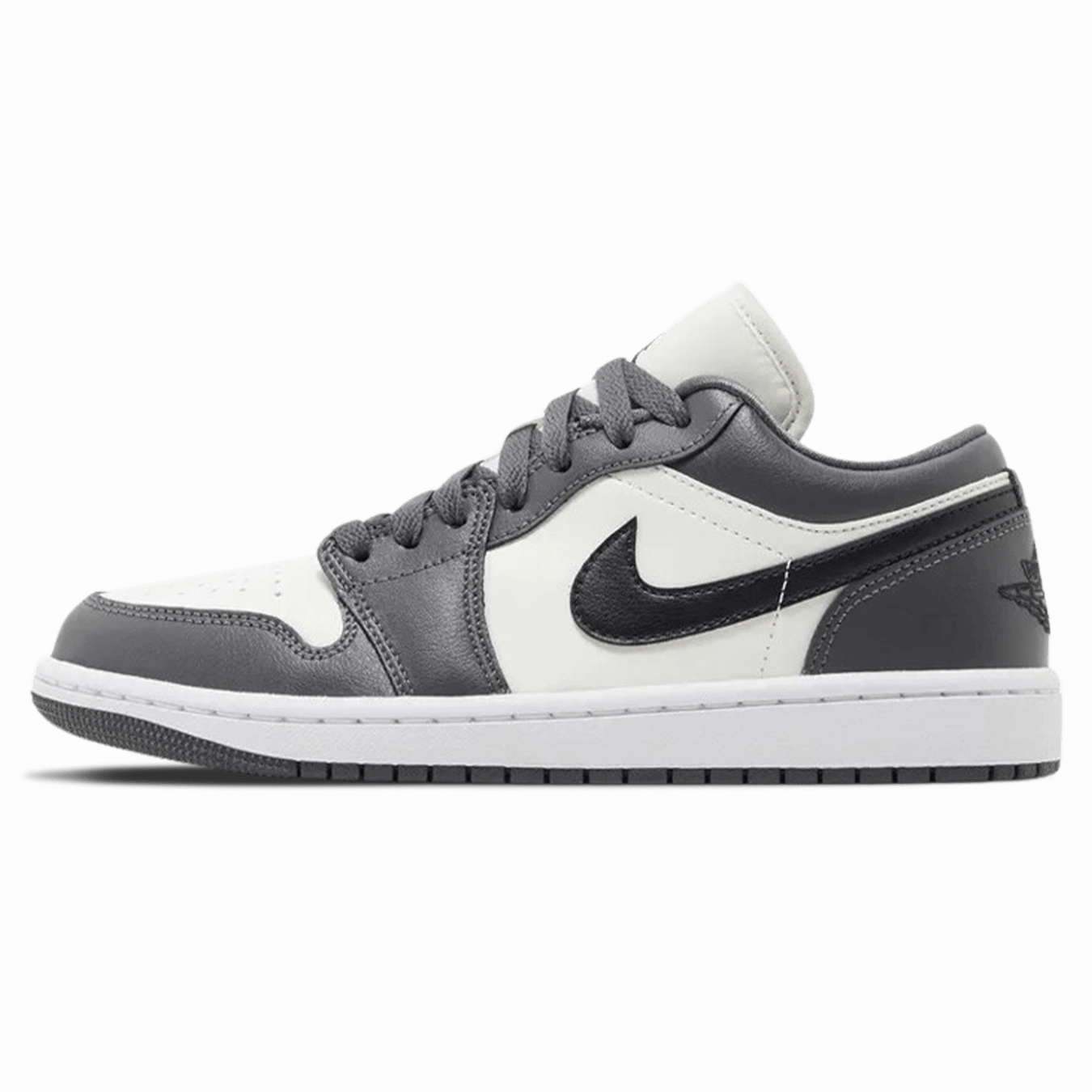 Air Jordan 1 Low Wmns 'Dark Grey' Air Jordan 1 Low sneakers perfect for casual outfits
