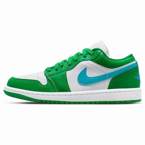 Air Jordan 1 Low Wmns 'Lucky Green' Air Jordan 1 sneakers with heritage court style