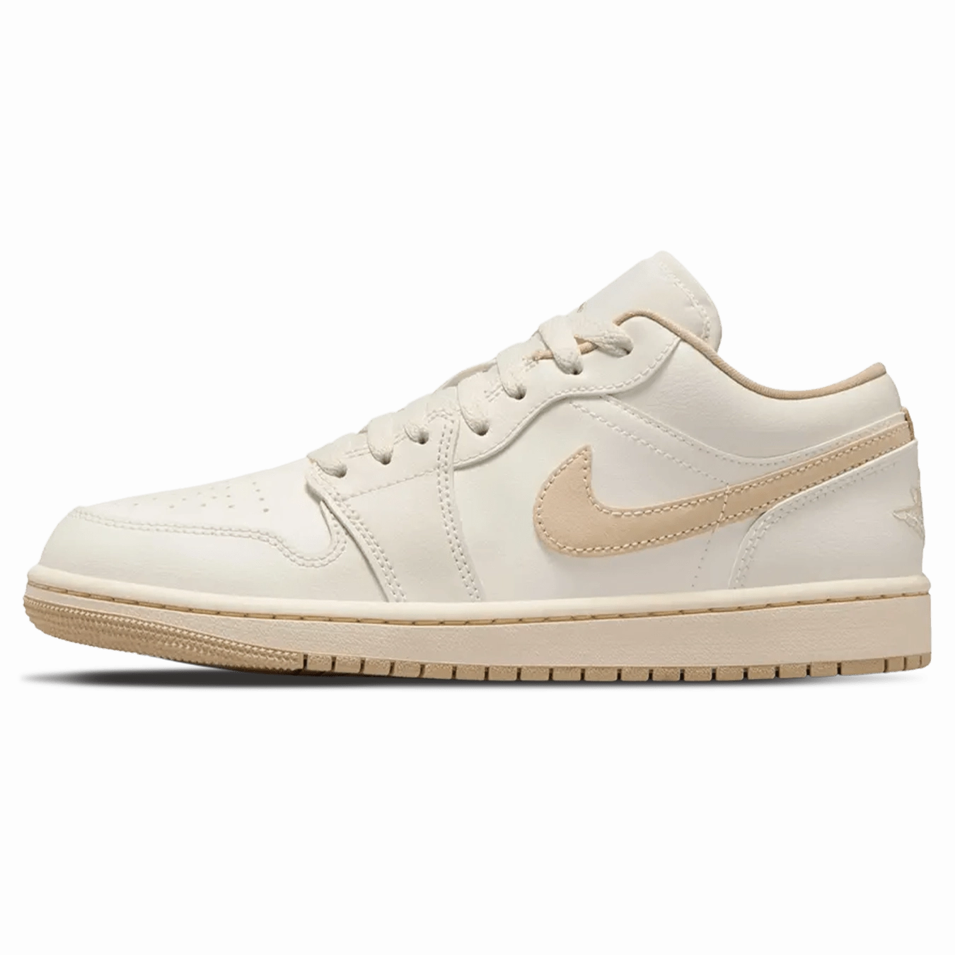 Air Jordan 1 Low Wmns 'Sail Rattan' Air Jordan 1 sneakers with heritage court style