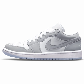 Air Jordan 1 Low Wmns 'White Wolf Grey' Air Jordan 1 timeless sneakers for Jordan fans