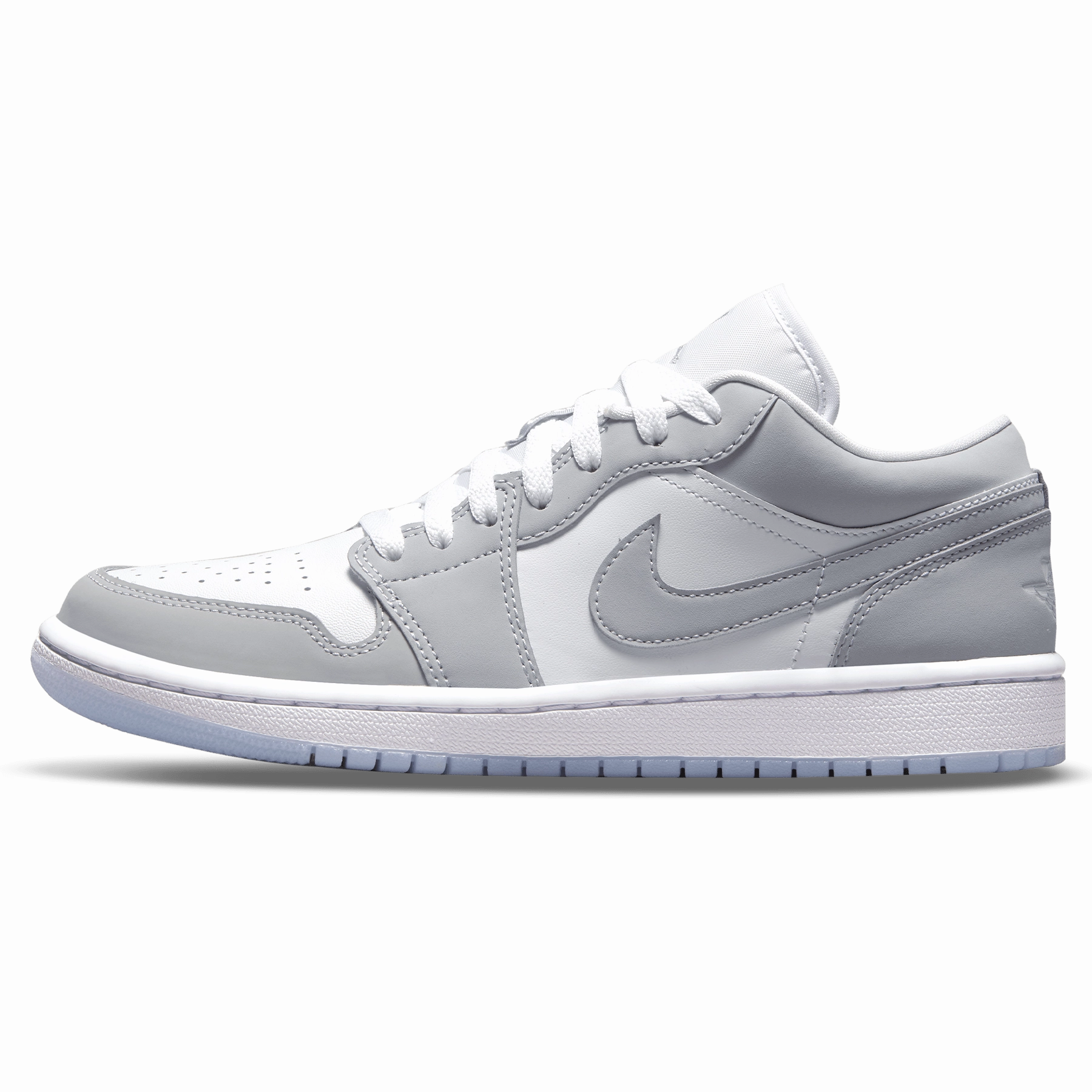 Air Jordan 1 Low Wmns 'White Wolf Grey' Air Jordan 1 timeless sneakers for Jordan fans