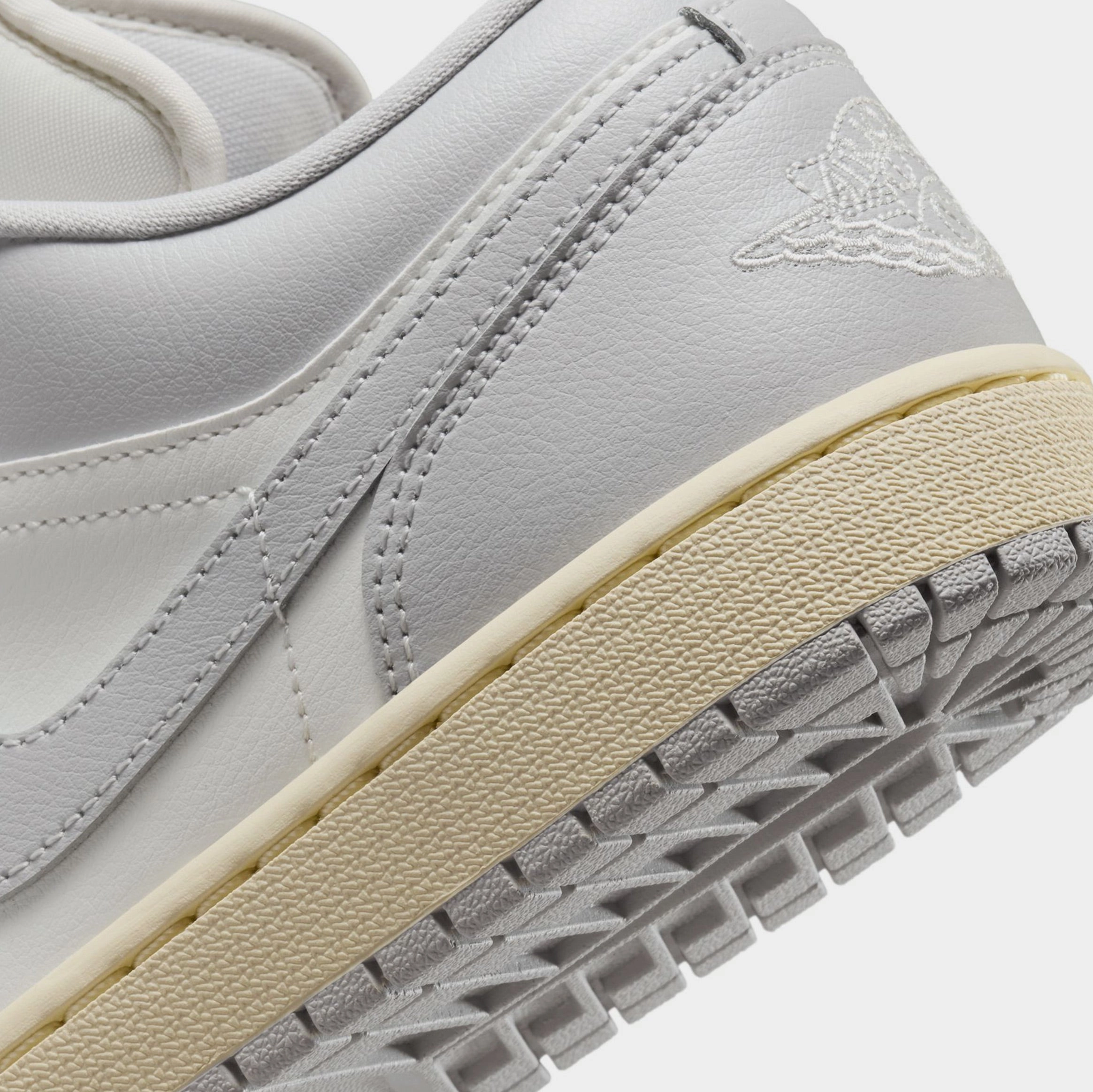 Air Jordan 1 Low Womens Lifestyle Shoes (Sail/Coconut Milk/Neutral Grey) Air Jordan 1 original design shoes