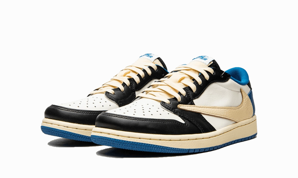 Air Jordan 1 Low X Fragment X Travis Scott Military Blue Air Jordan 1 Low casual sneakers