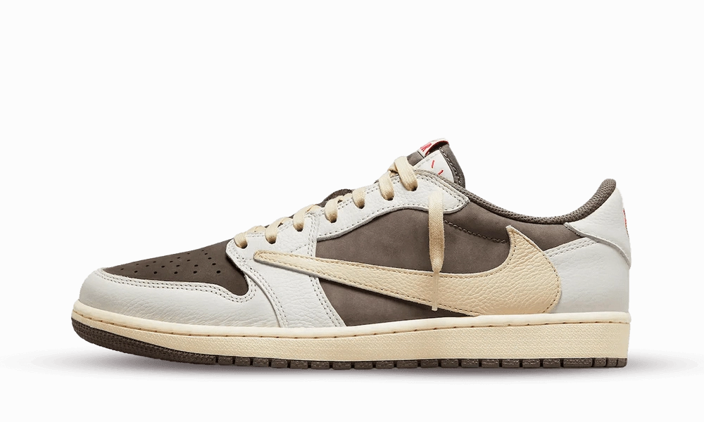 Air Jordan 1 Low x Travis Scott Reverse Mocha Air Jordan 1 Low shoes with sleek lifestyle appeal