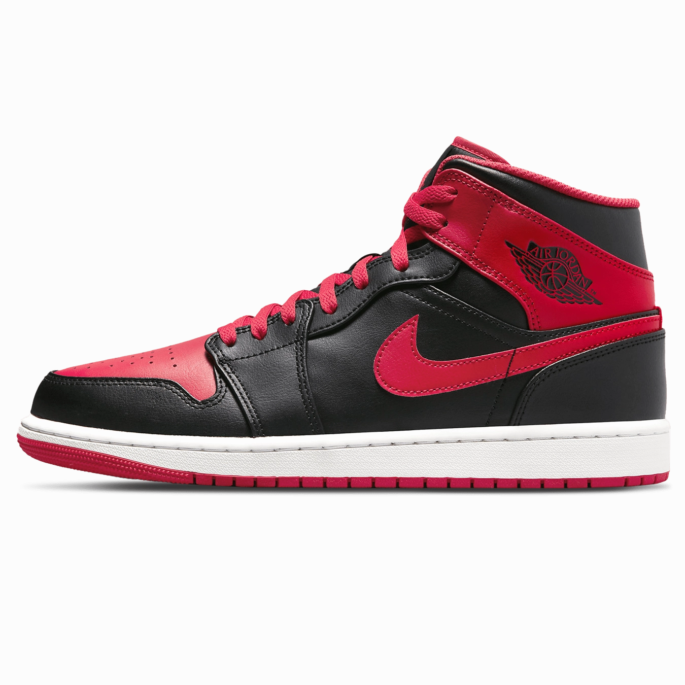 Air Jordan 1 Mid 'Alternate Bred' Air Jordan 1 sneakers with heritage court style