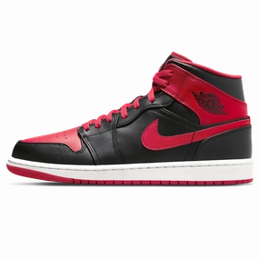 Air Jordan 1 Mid 'Alternate Bred' Air Jordan 1 sneakers with heritage court style