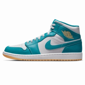 Air Jordan 1 Mid 'Aquatone' Air Jordan 1 sneakers with heritage court style