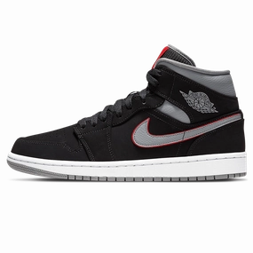 Air Jordan 1 Mid 'Black Grey' Air Jordan 1 Mid versatile shoes for daily wear