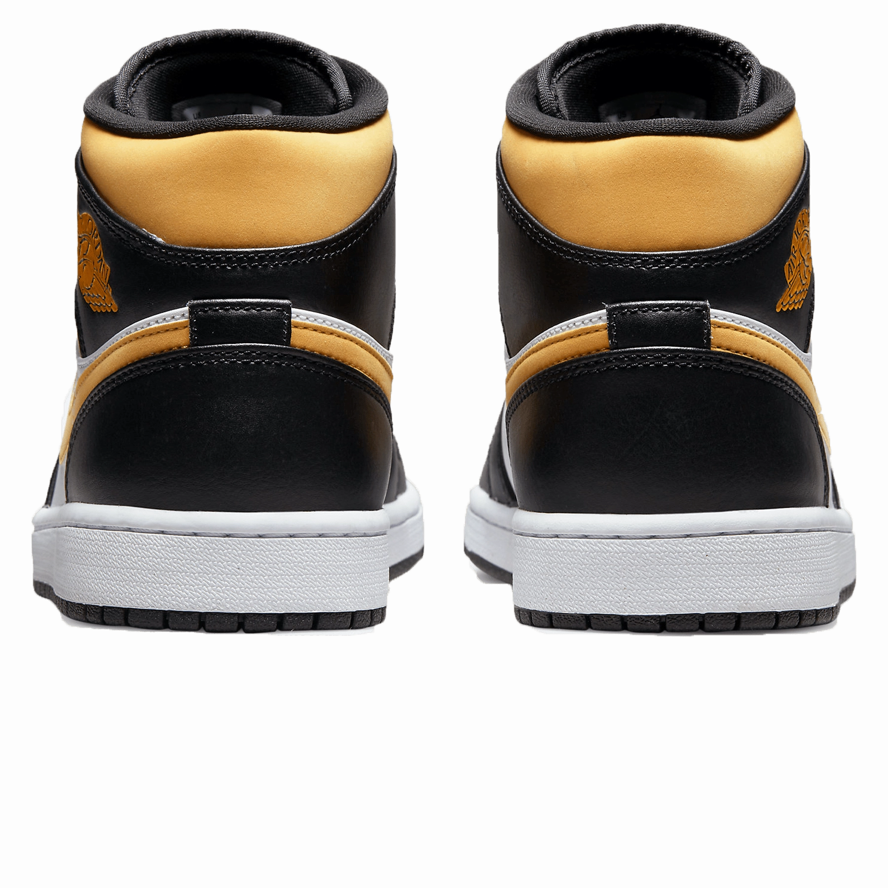 Air Jordan 1 Mid 'Black University Gold' Air Jordan 1 vintage style sneakers