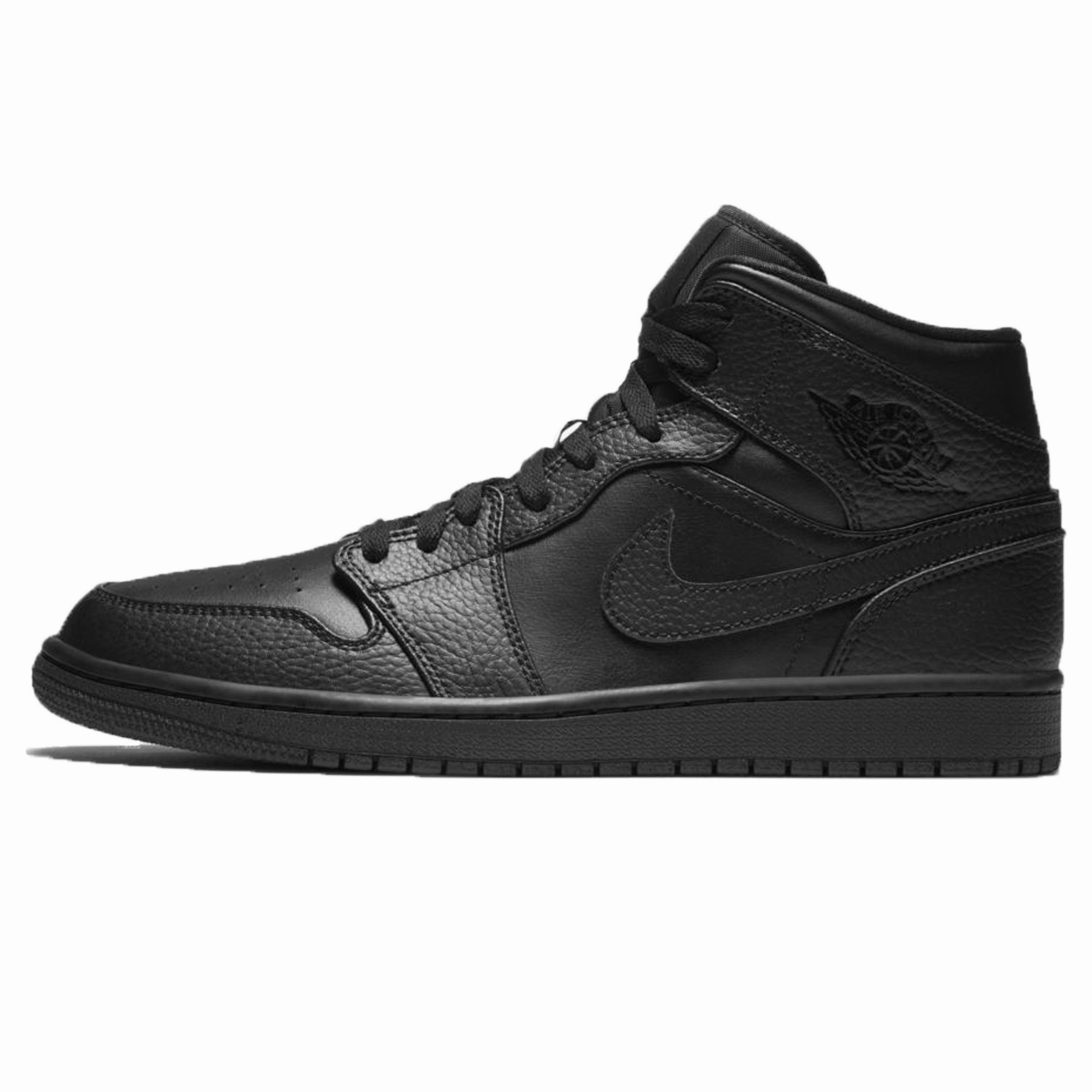 Air Jordan 1 Mid 'Black White' Air Jordan 1 sneakers with heritage court style