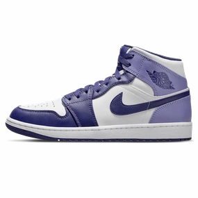 Air Jordan 1 Mid 'Blueberry' Air Jordan 1 sneakers with heritage court style