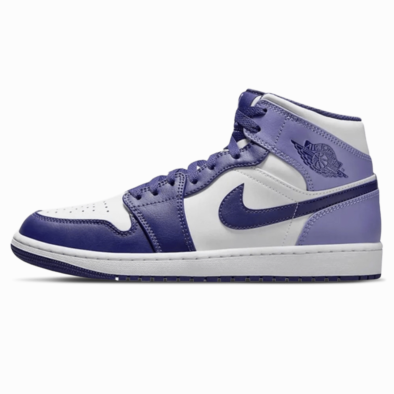 Air Jordan 1 Mid 'Blueberry' Air Jordan 1 sneakers with heritage court style