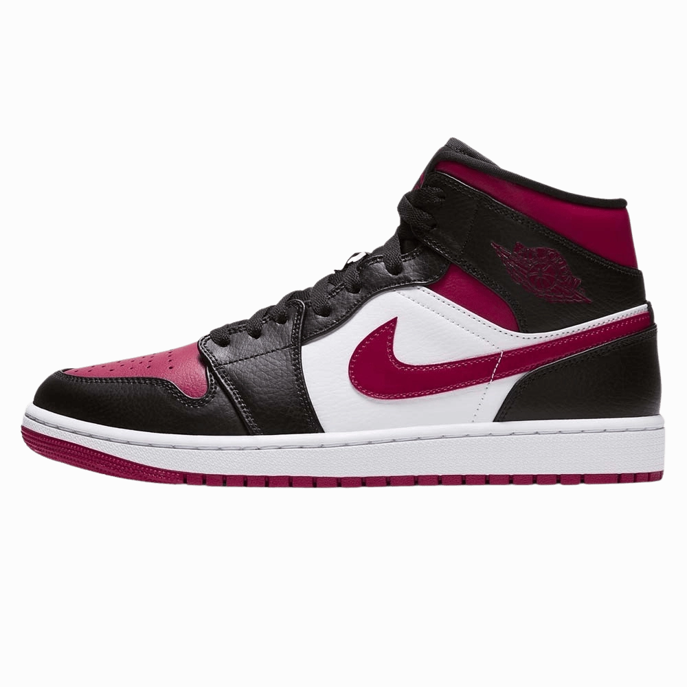 Air Jordan 1 Mid ??Bred Toe?? Air Jordan 1 Mid versatile shoes for daily wear