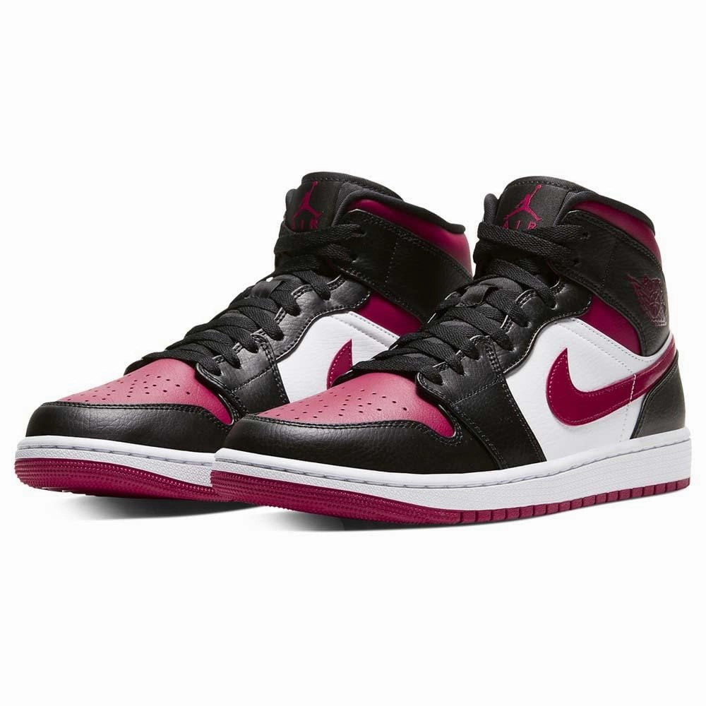 Air Jordan 1 Mid ??Bred Toe?? Air Jordan 1 Mid streetwear shoes