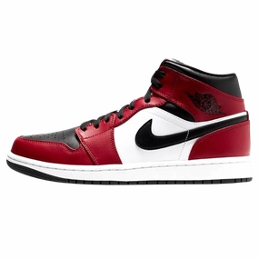 Air Jordan 1 Mid 'Chicago Black Toe' Air Jordan 1 timeless sneakers for Jordan fans
