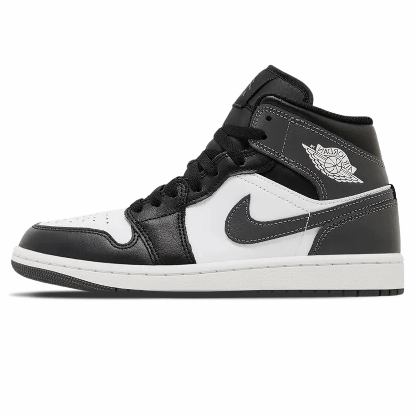 Air Jordan 1 Mid 'Iron Grey' Air Jordan 1 sneakers with heritage court style