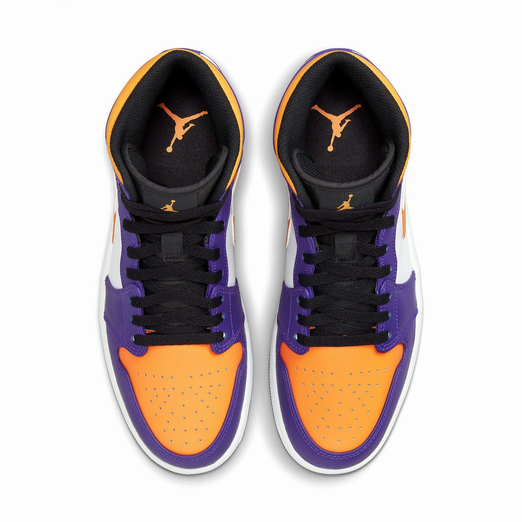 Air Jordan 1 Mid 'Lakers' Air Jordan 1 vintage style sneakers