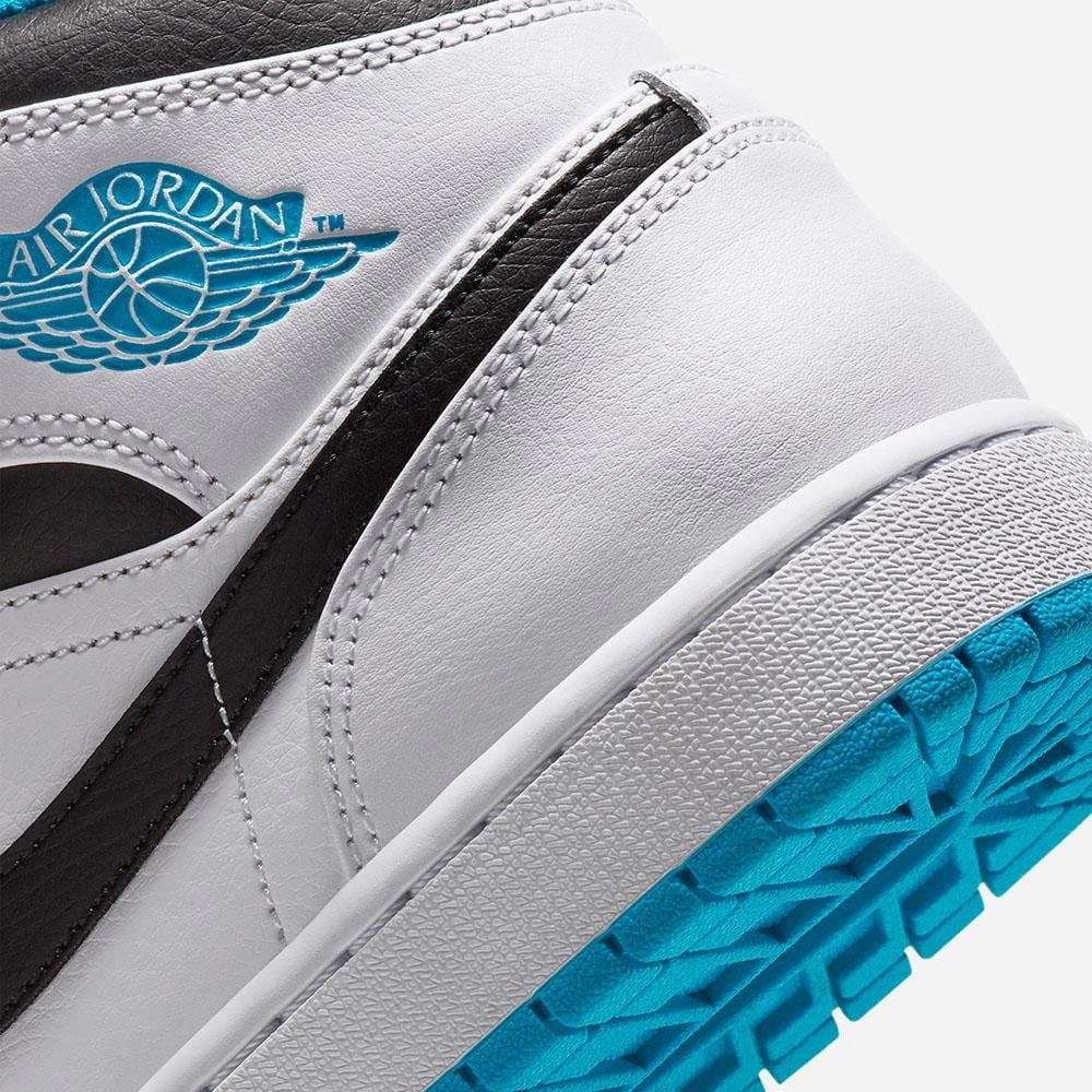 Air Jordan 1 Mid 'Laser Blue' Air Jordan 1 Mid streetwear shoes