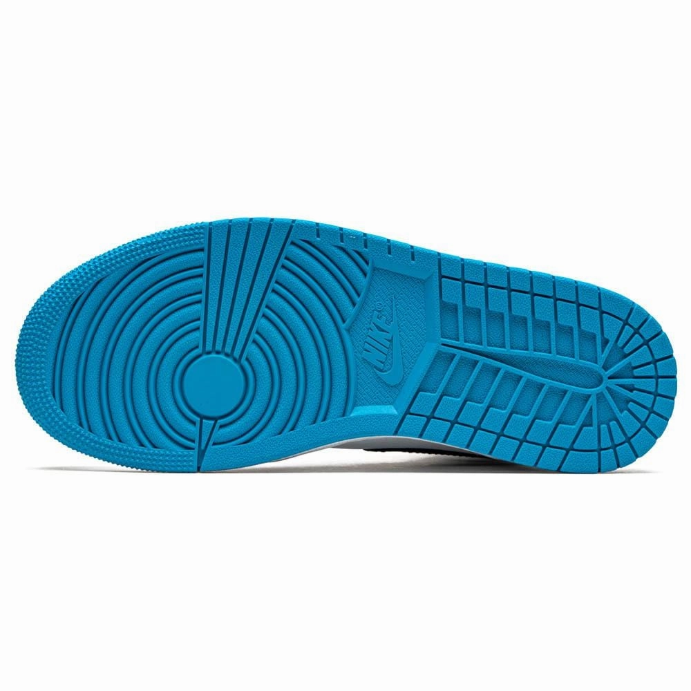 Air Jordan 1 Mid 'Laser Blue' Air Jordan 1 vintage style sneakers