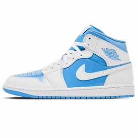 Air Jordan 1 Mid 'Legend Blue' Air Jordan 1 sneakers with heritage court style