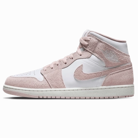 Air Jordan 1 Mid 'Legend Pink' Air Jordan 1 sneakers with heritage court style