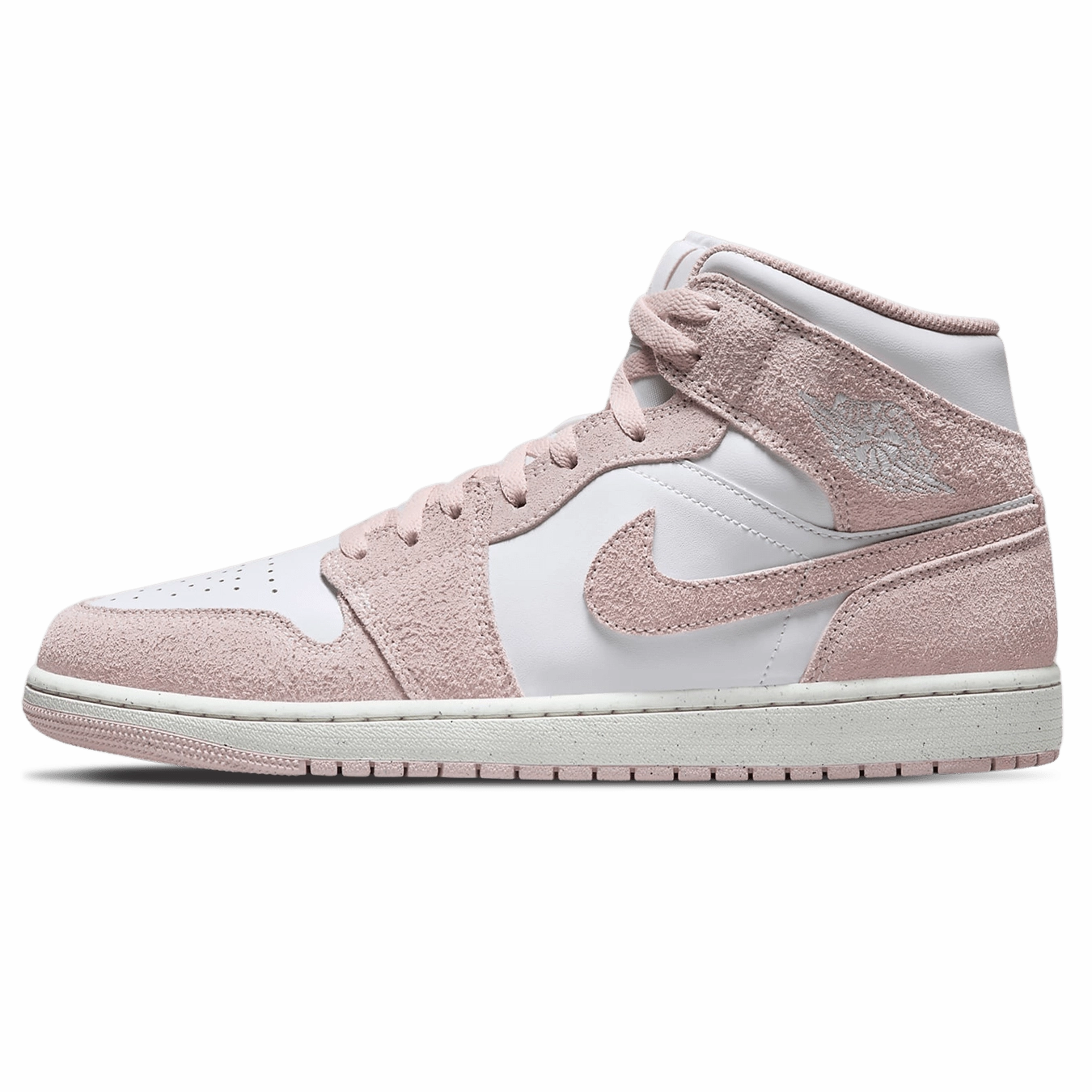 Air Jordan 1 Mid 'Legend Pink' Air Jordan 1 sneakers with heritage court style